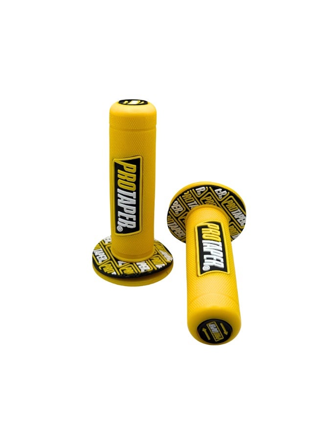 برو تابس مقابض مقود بروتابر سينيرجي مزدوجة الكثافة 7/8 بوصة – لون أصفر للدراجات النارية والموتوكروس - Image 1